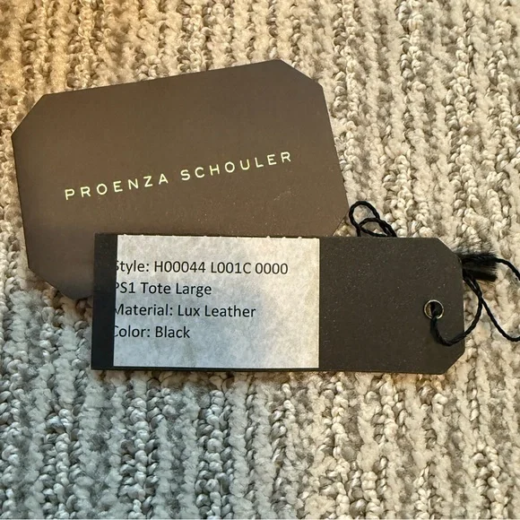 Proenza Schouler PS1 Large cross body tote bag in Black with Gunmetal hardware - Picture 8 of 8